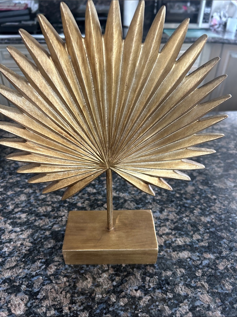 ASHLAND 13" GOLD PALM TABLETOP DE OR NWT